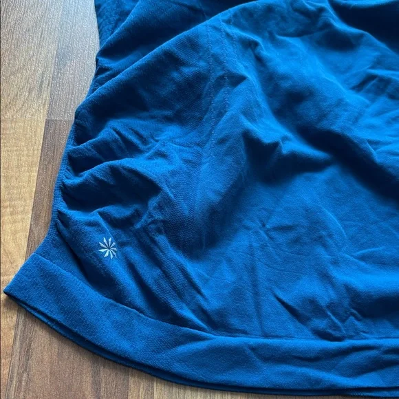 Athleta Woman’s Size M Deep Blue Racerback Athletic Tank - Picture 2 of 8